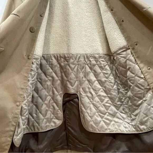 Ines de la Fressange Trenchcoat, Tan, Size XS